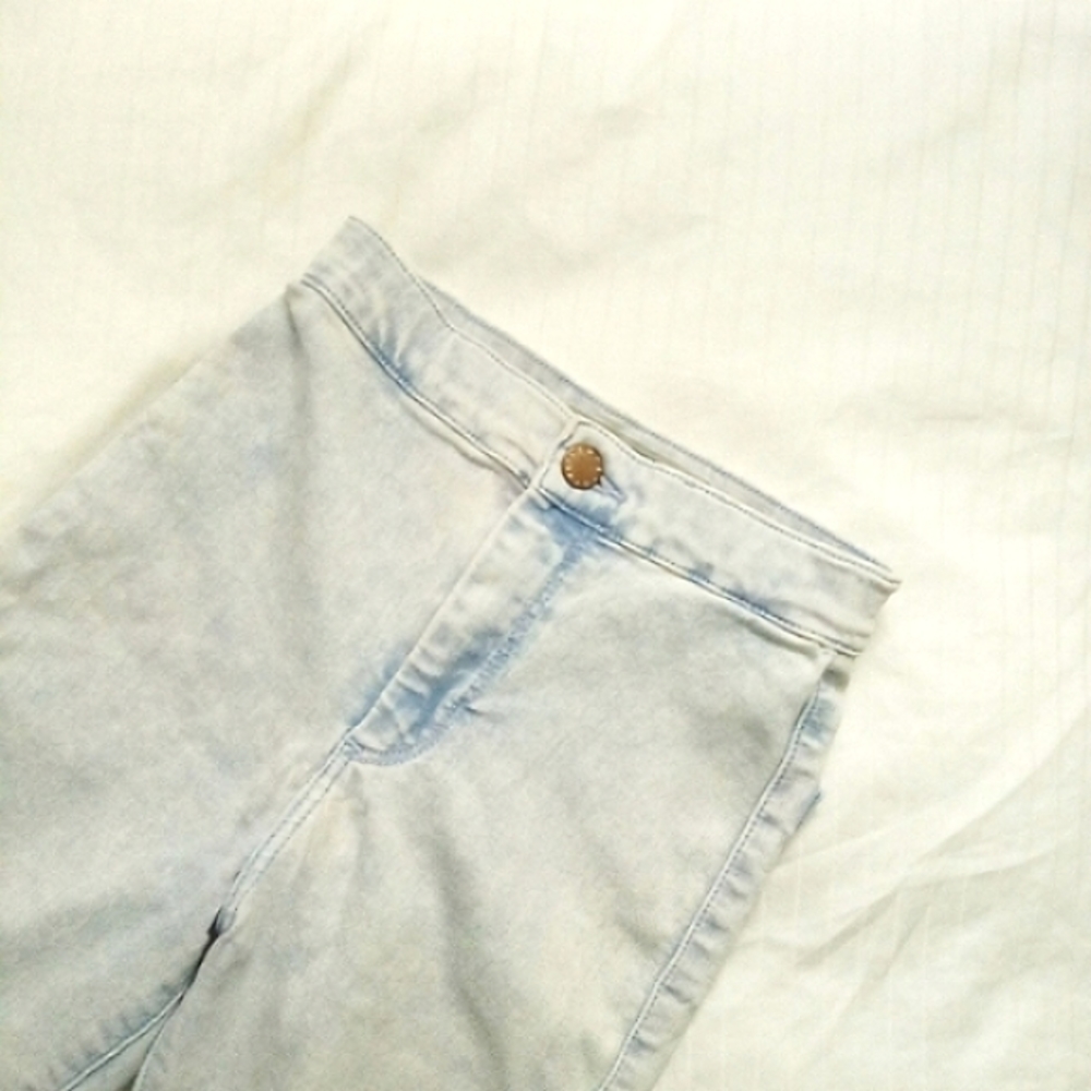 TOPSHOP Jodi Light Blue Skinny Jeggings